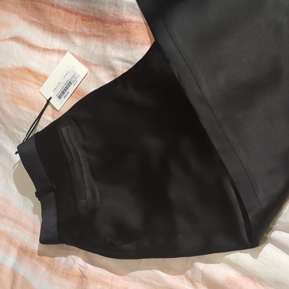 CO satin wide leg satin pants